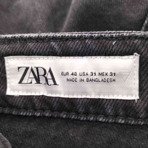 ザラ ZARA FLARE-FIT-JEANS フレア フィット ジーンズ ジップ デニム パンツ メンズ EUR:40