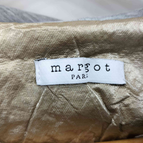MARGOT イタリア製 レーヨン混 ジップアップパーカー レディース import:M