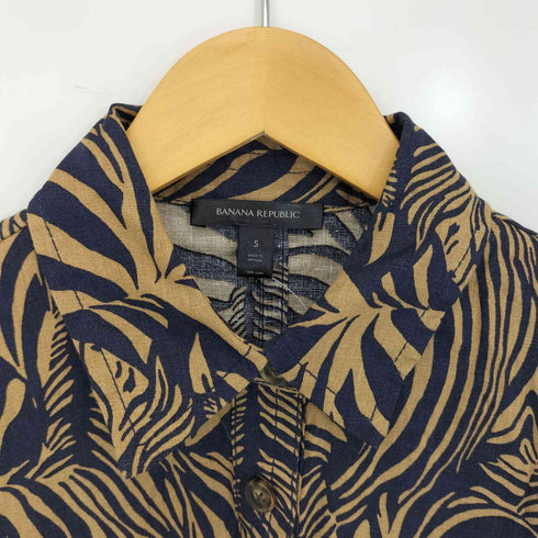バナナリパブリック BANANA REPUBLIC リネンシャツ ミディワンピース レディース S