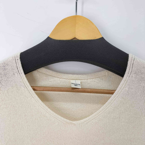 ノーリーズライト NOLLEYS Light カシミヤ混 Vネックニットセーター レディース JPN:38