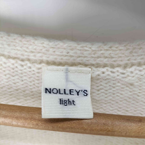 ノーリーズライト NOLLEYS Light カシミヤ混 Vネックニットセーター レディース JPN:38
