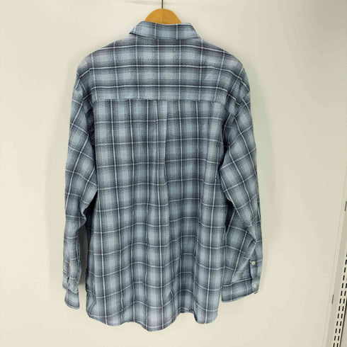RAYGUN グラデーション チェック シアサッカー L/S シャツ メンズ