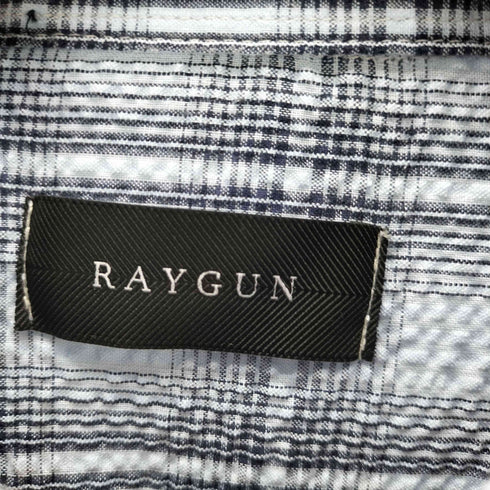 RAYGUN グラデーション チェック シアサッカー L/S シャツ メンズ