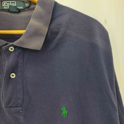 ポロバイラルフローレン Polo by RALPH LAUREN 90s~00s ポニー刺繍 ネイティブ コットン ポロシャツ メンズ import:XL