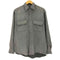 ヴァンヒューゼン VAN HEUSEN SOFT SUEDE スエード地 ダブルポケットシャツ メンズ import:S
