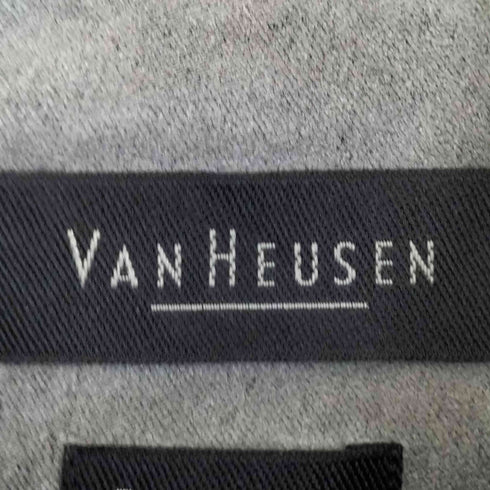 ヴァンヒューゼン VAN HEUSEN SOFT SUEDE スエード地 ダブルポケットシャツ メンズ import:S