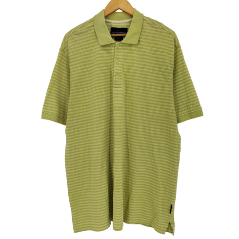 ウェザープルーフ WEATHERPROOF 90-00s コットン ボーダー ポロシャツ メンズ import:XXL