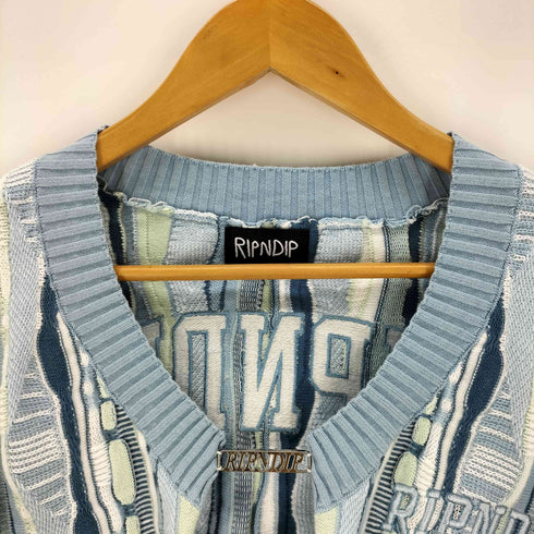 リップンディプ RIPNDIP 3Dニットカーディガン レディース