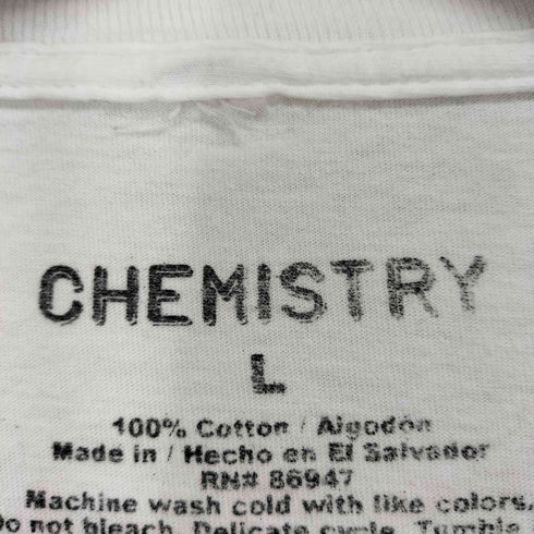CHEMISTRY フロントカープリントクルーネックTシャツ メンズ L