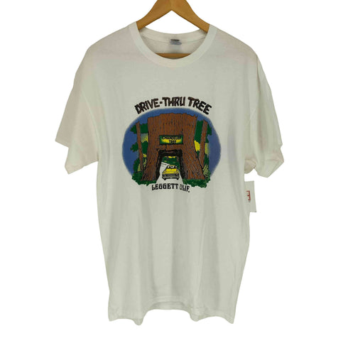 ギルダン GILDAN DRIVE-THRU TREE フロントプリントクルーネックTシャツ メンズ L