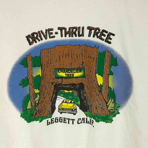 ギルダン GILDAN DRIVE-THRU TREE フロントプリントクルーネックTシャツ メンズ L