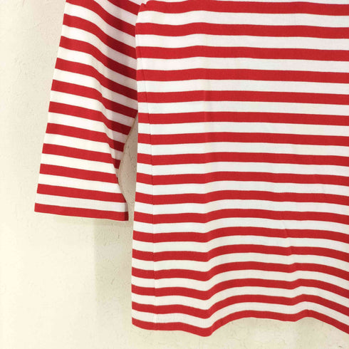 マリメッコ marimekko ボーダー七分丈カットソー レディース