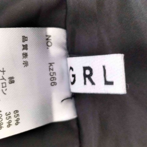 グレイル GRL バルーンペプラムマウンテンパーカー レディース FREE