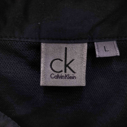 カルバンクライン CALVIN KLEIN 00S ジップポロシャツ y2k archive メンズ JPN:L