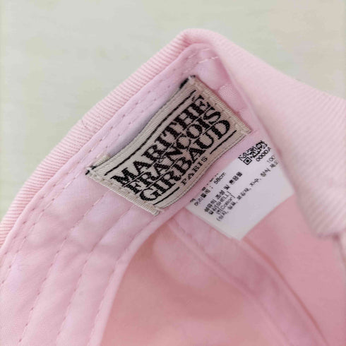 マリテフランソワジルボー MARITHE FRANCOIS GIRBAUD LOGO CAP TOKYO レディース 58cm