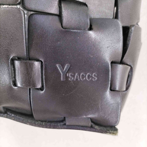 イザック Y’saccs 編み込み レザー トートバッグ レディース