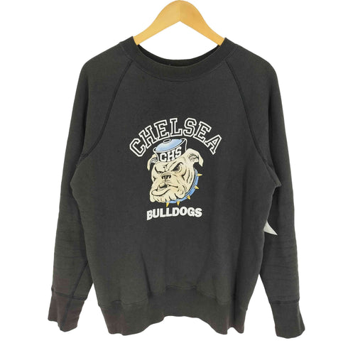 ウエアハウス WAREHOUSE CHELSEA BULLDOGS 3Dプリント 裏起毛 クルーネック スウェット メンズ 40