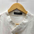 シリンギルド SHIRIN GUILD 00S 英国製 平面 ステッチ パターン クロスカラー リネン コットン シャツ ジャケット メンズ import:M