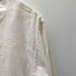 シリンギルド SHIRIN GUILD 00S 英国製 平面 ステッチ パターン クロスカラー リネン コットン シャツ ジャケット メンズ import:M