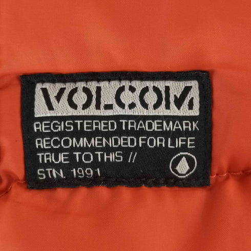 ヴォルコム VOLCOM ロゴパッチ スタンドカラー キルティング ジャケット メンズ import:XL