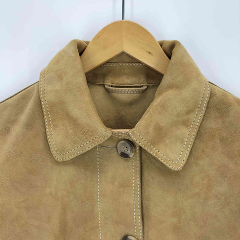 ザラ ZARA ZW COLLECTION LIMITED EDITION 100%スエードレザージャケット ヤギ革 レディース import:M