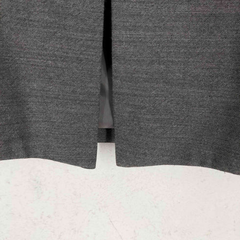 腕プリーツノーカラーロングジャケット メンズ