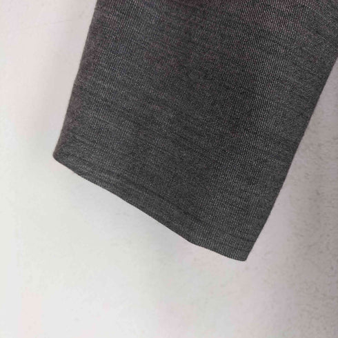 腕プリーツノーカラーロングジャケット メンズ