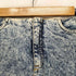 Y2K JEAN COLONNA MADE IN ITALY ブリーチ加工プリーツデザインデニムスカート レディース 40