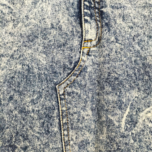 Y2K JEAN COLONNA MADE IN ITALY ブリーチ加工プリーツデザインデニムスカート レディース 40