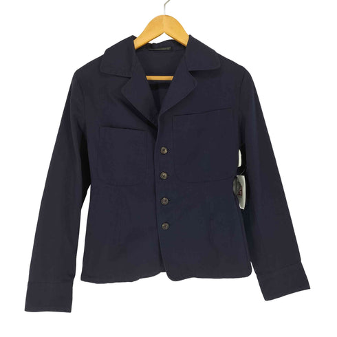 ヨウジヤマモト Yohji Yamamoto 03SS アシンメトリーポケット コットン4Bジャケット レディース 1
