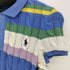 ポロラルフローレン POLO RALPH LAUREN ポニー刺繍 コットン マルチボーダー ニットポロシャツ レディース import:XS
