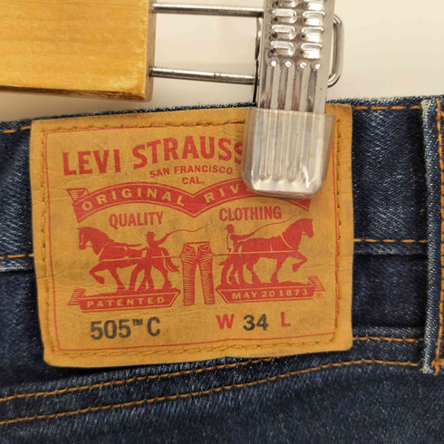 リーバイス Levis 505C Slim Fit 紙タグ 5ポケット ジップフライ デニム ショーツ パンツ ハーフ パンツ メンズ W34