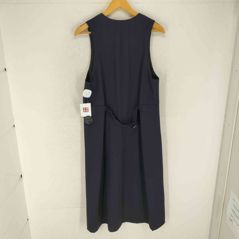 ワイズ Ys 90S ウールギャバ ショールカラ―マキシワンピース レディース