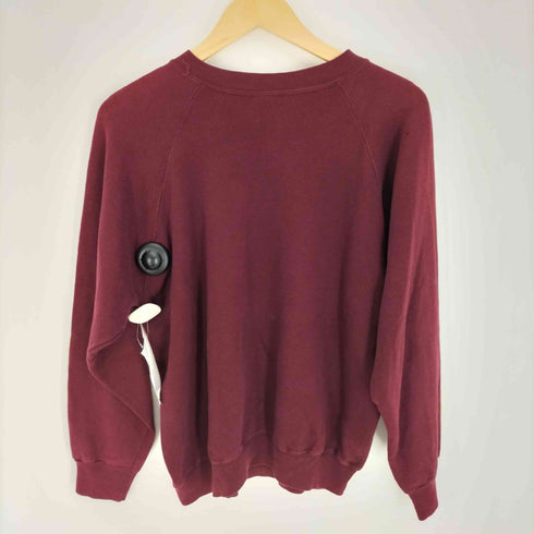 フルーツオブザルーム FRUIT OF THE LOOM 70S PERSONNE NELE DITMIEUX プリント 裏起毛 クルーネック スウェット メンズ