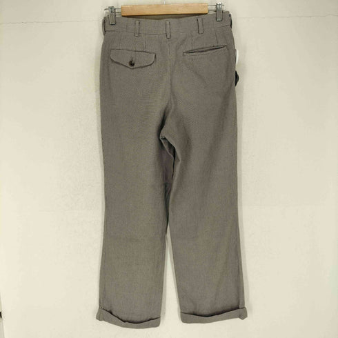 コムデギャルソンオムオム COMME des GARCONS HOMME HOMME AD1999 00SS 総柄コットンスラックス 裾ダブル メンズ S