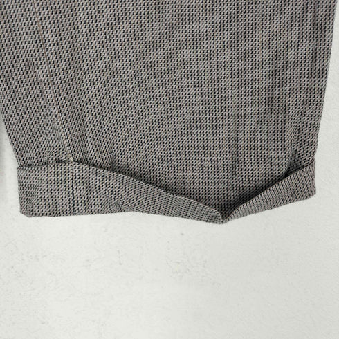 コムデギャルソンオムオム COMME des GARCONS HOMME HOMME AD1999 00SS 総柄コットンスラックス 裾ダブル メンズ S
