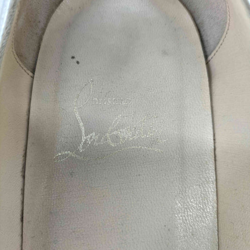 クリスチャンルブタン CHRISTIAN LOUBOUTIN ベルトデザイン オープントゥ パンプス レディース 40 1/2