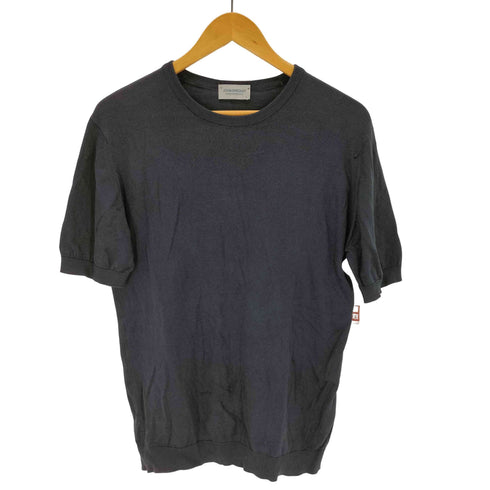 ジョンスメドレー JOHN SMEDLEY ハイゲージ S/S コットンニット メンズ S