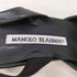 マノロブラニク MANOLO BLAHNIK リボンデザイン ポインデットトゥ ゼブラ柄 ハラコ ミュール ヒールパンプス レディース 40