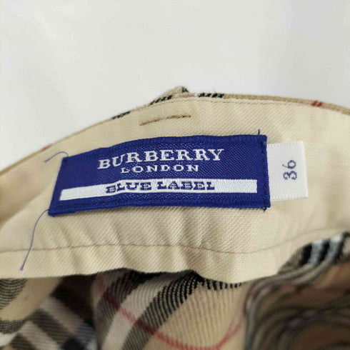 バーバリーブルーレーベル BURBERRY BLUE LABEL ノヴァチェックタイトスカート レディース 36