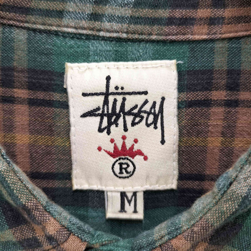 ステューシー Stussy 80s-90s 白タグ チェック柄 シャツ メンズ JPN:M