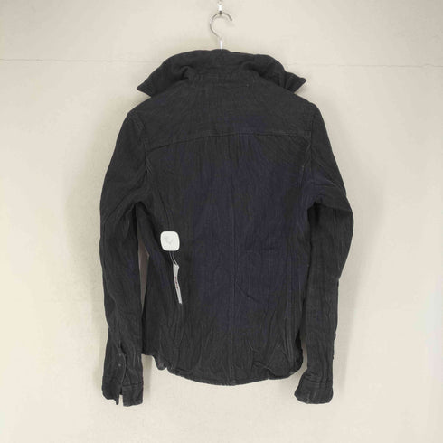 ダブルジェイケイ wjk 00s シワ加工フックボタンデニムシャツ メンズ s