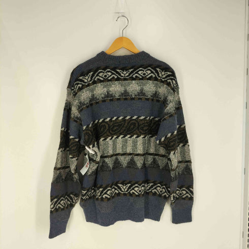 クロコダイル crocodile 総柄ニット メンズ import:L