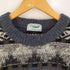 クロコダイル crocodile 総柄ニット メンズ import:L