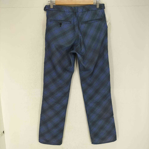 コムデギャルソンオムプリュス COMME des GARCONS HOMME PLUS AD1996 97SS CHECK期 バイアスチェックプリントサイドシンチパンツ メンズ S