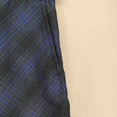 コムデギャルソンオムプリュス COMME des GARCONS HOMME PLUS AD1996 97SS CHECK期 バイアスチェックプリントサイドシンチパンツ メンズ S