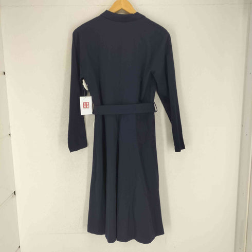 トリココムデギャルソン tricot COMME des GARCONS 80S AD表記無 ウールギャバ フロントドッキングワンピース レディース
