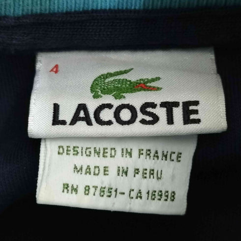 ラコステ LACOSTE ペルー製 ハーフジップ スウェット メンズ 4