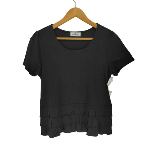 クレージュ courreges フリルデザインTシャツ レディース