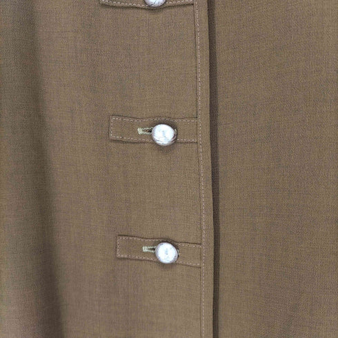 CLAUDE MONTANA メタルボタンノースリーブブラウス imort レディース 9